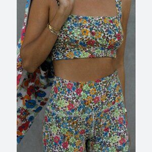 SINCERELY JULES X BANDIER rue ruffle sports bra